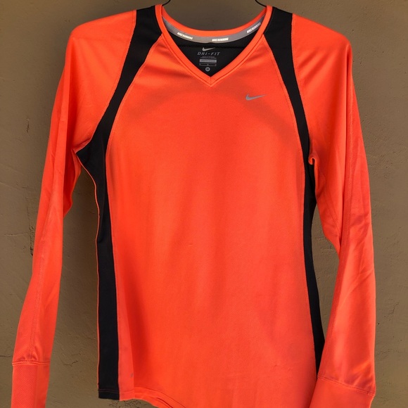 Nike Running Dri-Fit Long-Sleeve Workout Shirt